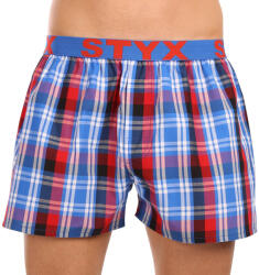 Styx Férfi bő szárú boxeralsók Styx sportos gumipánt többszínben (B1037) XL