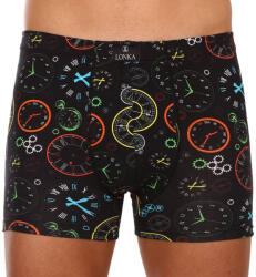 Lonka Férfi boxeralsó Lonka többszínű (Kevin-clock) XL