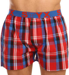 Styx Férfi bő szárú boxeralsók Styx sportos gumipánt többszínben (B903) XXL