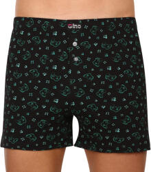 Gino Férfi bő szárú boxeralsó Gino fekete (75180) XL