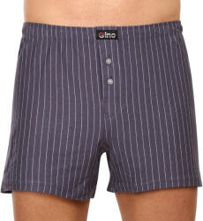 Gino Férfi bő szárú boxeralsók Gino szürke (75186) XL