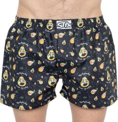 Styx férfi bő szárú boxeralsó Styx art klasszikus gumipánt ajándékok ládi hrušky körte (A952) XL