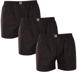 Horsefeathers 3PACK Férfi bő szárú boxeralsók Horsefeathers Manny fekete (AM165A) XL