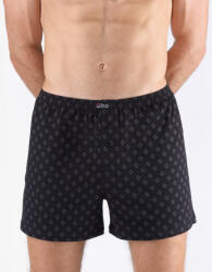 Gino Férfi bő szárú boxeralsók Gino többszínű fekete (75211-MxCMxG) 3XL