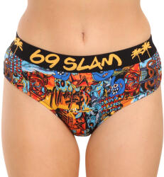 69SLAM Női bugyi 69SLAM grafitty luna (GYXGFT-PO) XL
