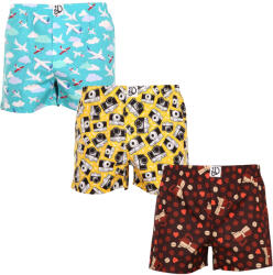 Dedoles 3PACK vidám férfi bő szárú boxeralsók Dedoles (LB159631570) L