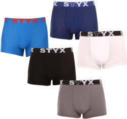 Styx 5PACK férfi boxeralsó Styx sportos gumipánt többszínben (5G0908137) S
