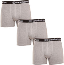 Horsefeathers 3PACK Férfi boxeralsó Horsefeathers Dynasty heather gray (AM067C) XXL