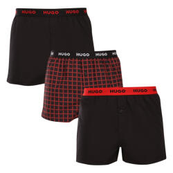 HUGO 3PACK férfi bő szárú boxeralsó HUGO tarka (50532565 962) XXL