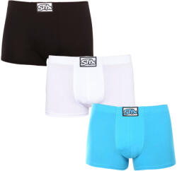 Styx 3PACK férfi boxeralsó Styx klasszikus gumipánt többszínű (3Q96019) XL