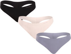 Calvin Klein 3PACK női tanga Calvin Klein varrás nélküli többszínű (QD3558E-NP0) M