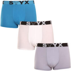 Styx 3PACK férfi boxeralsó Styx sportos gumipánt többszínben (G969106167) XXL
