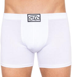 Styx Férfi boxeralsó Styx hosszú klasszikus gumipánt fehér (F1061) XXL