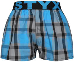 Styx Gyermek bő szárú boxeralsó Styx sportos gumipánt többszínben (BJ1020) 9-11 éves