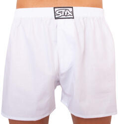 Styx férfi bő szárú boxeralsók Styx klasszikus gumipánt többszínű fehér (E1061) 5XL