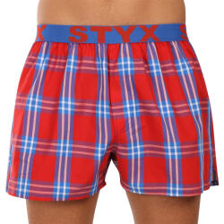 Styx Férfi bő szárú boxeralsó Styx sportos gumipánt többszínben (B1108) XXL