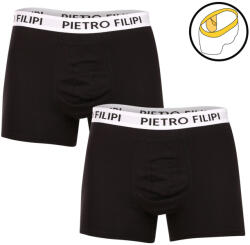 Pietro Filipi 2PACK férfi boxeralsó Pietro Filipi golyó tartó fekete (2BCL003) M