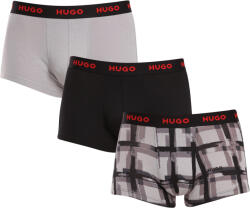 HUGO 3PACK Férfi boxeralsó HUGO többszínű (50480170 039) XXL