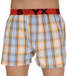 Styx Férfi bő szárú boxeralsó Styx sportos gumipánt többszínben (B105) M
