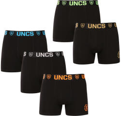 UNCS 5PACK férfi boxeralsó UNCS fekete (24Z207PSPP) 4XL