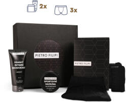 Pietro Filipi Férfi ajándékkészlet 3PACK boxeralsó és kozmetikum Pietro Filipi (5PAJK2) XXL