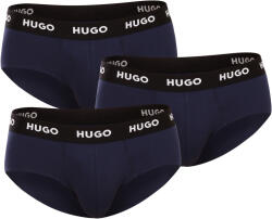 HUGO 3PACK férfi slipek HUGO sötétkék (50469763 410) XL