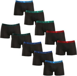 Gianvaglia 10PACK Férfi boxeralsó Gianvaglia fekete (021) M