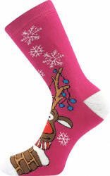 BOMA zokni többszínű (Rudy-pink) S