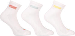 PUMA 3PACK fehér boka Puma zokni (701225904 014) L