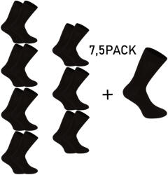 Nedeto 7, 5PACK zoknik Nedeto magas bambusz fekete (75NP001) XL