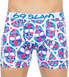 69SLAM Férfi boxeralsó 69SLAM fit skullmond fehér S