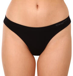 Gina Női tanga Gina bambusz fekete (05014-MxC) M