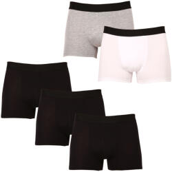 Nedeto 5PACK Férfi boxeralsó Nedeto többszínű (5NDTB1002) 5XL