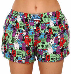 Styx női bő szárú boxeralsó Styx art klasszikus gumipánt szörnyek (K1555) S