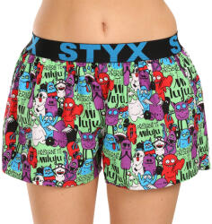 Styx Női bő szárú boxeralsók Styx art sportos gumipánt szörnyek (T1555) XL