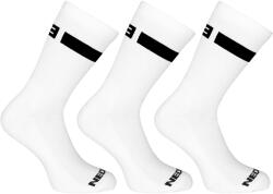Nedeto 3PACK zokni Nedeto sport magas fehér (3NOB1) M