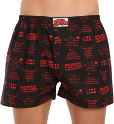 Styx férfi bő szárú boxeralsó Styx art klasszikus gumipánt nagyméretű valentin-napi dalszövegek (E1757) 4XL