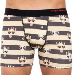 69SLAM Férfi boxeralsó 69SLAM fit bambusz zsiráf csíkos bambusz csíkok S