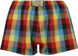 Styx Gyermek bő szárú boxeralsó Styx klasszikus gumipánt többszínű (J902) 12-14 éves