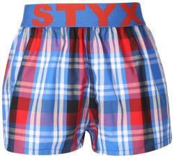 Styx Gyermek bő szárú boxeralsó Styx sportos gumipánt többszínben (BJ1037) 4-5 éves