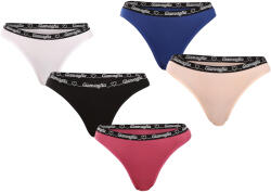 Gianvaglia 5PACK női tanga Gianvaglia többszínű (820-5) XL
