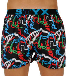 Styx Férfi bő szárú boxeralsó Styx art sportos gumipánt dzsungel (B1157) XL
