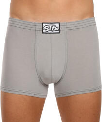 Styx férfi boxeralsó Styx klasszikus gumipánt világosszürke (Q1062) XXL