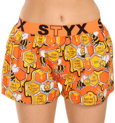 Styx Női bő szárú boxeralsók Styx art sportos gumipánt méhek (T1654) XXL