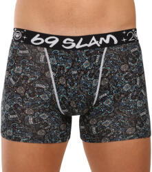 69SLAM Férfi boxeralsó69SLAM Gilbert fit bambusz SKULLER (MPBSUR-BB) M