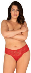 Obsessive Női bugyi Obsessive nagyméretű piros (Blossmina panties) 6XL