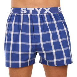 Styx Férfi bő szárú boxeralsó Styx sportos gumipánt többszínben (B1106) S
