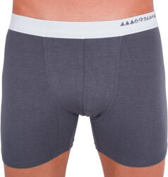 69SLAM Férfi boxeralsó 69SLAM fit bambusz egyszínű sötétszürke XXL