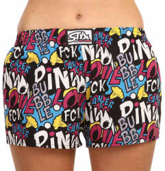 Styx Női bő szárú boxeralsó Styx art klasszikus gumipánt Pink Bubble (K1058) XL