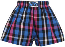 Styx Gyermek bő szárú boxeralsó Styx klasszikus gumipánt többszínű (J835) 12-14 éves